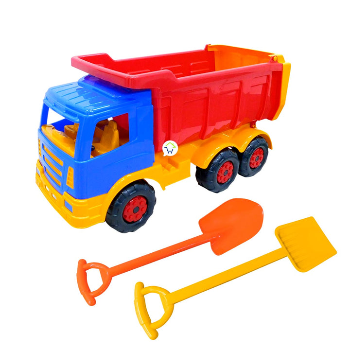 Volqueta Juguete Montable Camión Grande Volco Construcción Con Palas PF966