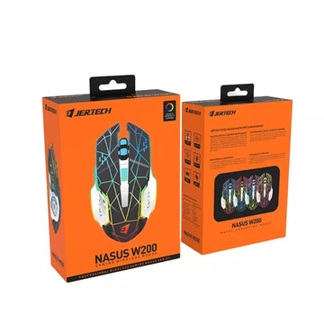 Mouse Inalámbrico USB Retroiluminado Jertech W200