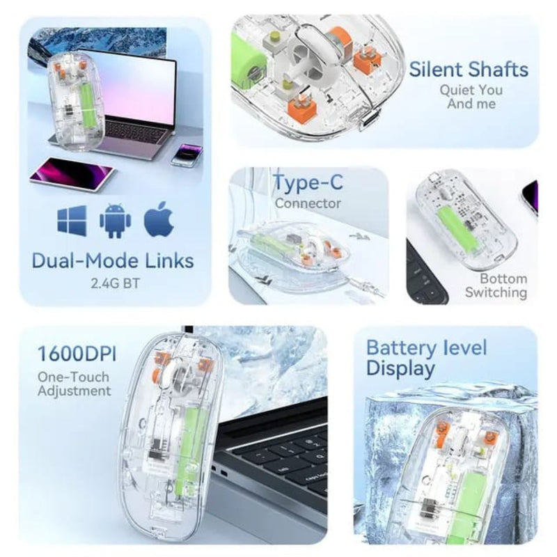 Mouse Inalambrico Jertech WB130