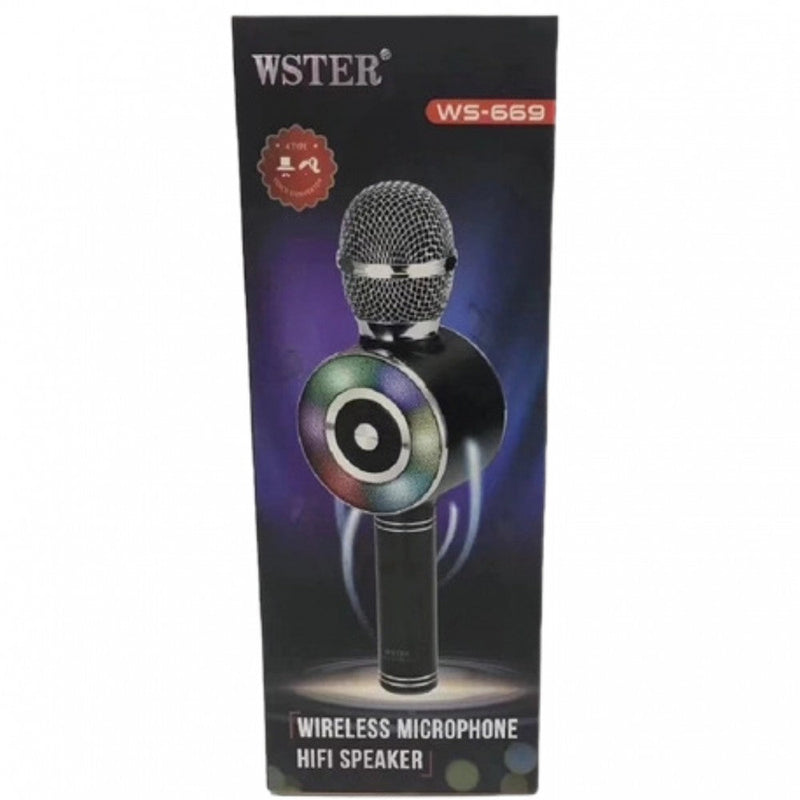 Microfono recargable karaoke WS669