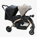 COCHE GEMELAR KIPTO DUAL EB1230 EBABY BEIGE