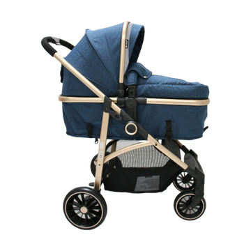 COCHE MOISES CARRI DELUXE EB129 AZUL EBABY