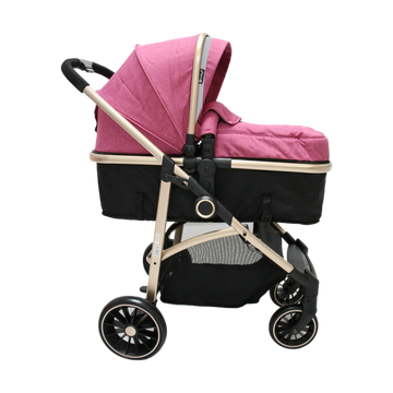 COCHE MOISES CARRI DELUXE EB129 ROSADO EBABY