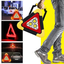 Triangulo de precaucion para autos con 4 modos de luz