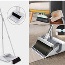 Escoba y recogedor magnetico plegable  2 en 1