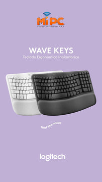 Teclado Logitech WAVE KEYS Ergonomico