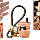 LLAVERO ACRILICO VASO COFFE GATO