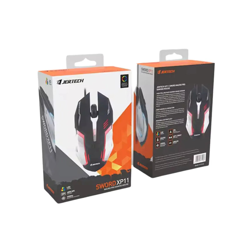Mouse Jertech Gamer Alámbrico Con Retroiluminado XP11