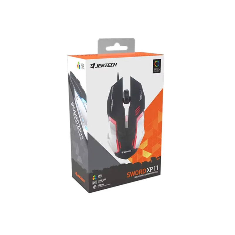 Mouse Jertech Gamer Alámbrico Con Retroiluminado XP11