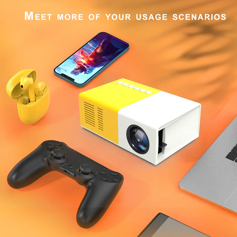 Mini Proyector Portatil LED Conexión Telefono Wifi YG300S