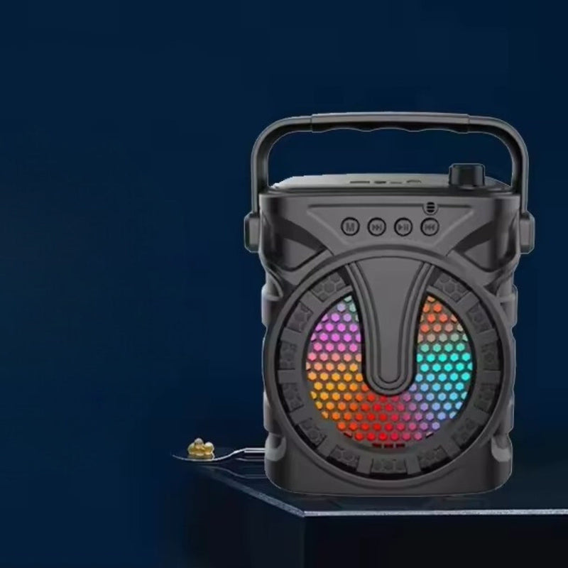 Radio Parlante Portatil Con Luz RGB  ZQS6127