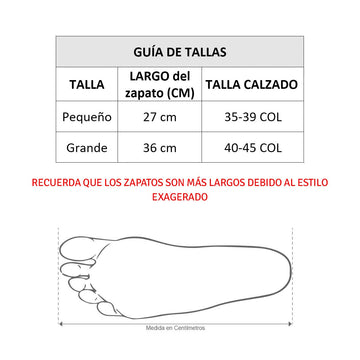 Zapatos De Payaso Accesorio Disfraz Zapatillas Escandalosas OF-02
