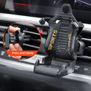 Soporte para teléfono de coche con forma de asiento de carreras, soporte para GPS, salida de aire para coche