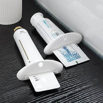1pc Extrusor de Tubo de Pasta Dental, Clip para Tubo de Pasta Dental, Dispensador Manual de Pasta Dental, Dispensador de Leche Limpiadora Multifunción, Accesorios de Baño