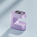 FEIYBA Mini Lámpara de Secado Rápido LED Portátil para Uñas - Secador de Gel con Temporizador Digital, Recargable USB y Batería Integrada, Diseño Compacto para Hogar/Profesional, Lavanda, Herramienta Moderna de Manicura, Construcción Duradera, Profesione