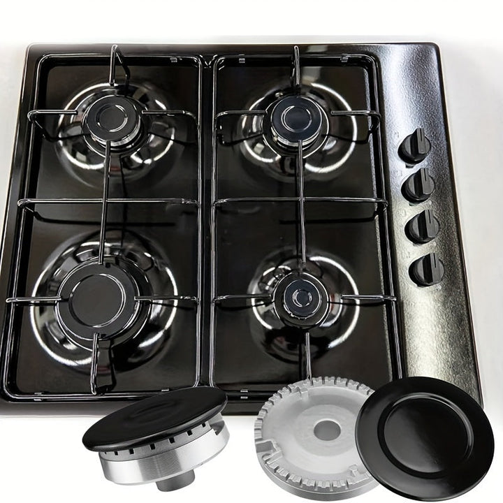 Tapas de quemador de estufa de gas de 4 piezas para estufas Sabaf: tamaños de 55mm, 75mm y 100mm