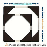 Carro de Transporte para Electrodomésticos Pesados de Acero Inoxidable con 4 Ruedas Bloqueables - Base Expandible y Ajustable, Superficie Antideslizante para Refrigerador, Lavadora, Horno, Lavavajillas - Camión Portátil para Muebles, Uso en Hogar o Almac