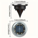 10 Piezas de Luces Solares Inteligentes para Jardín, Estanque y Camino, Resistentes a Altas Temperaturas y Frío Helado, Iluminación Exterior con Larga Durabilidad, Luz Cálida o Blanca Dual Opcional