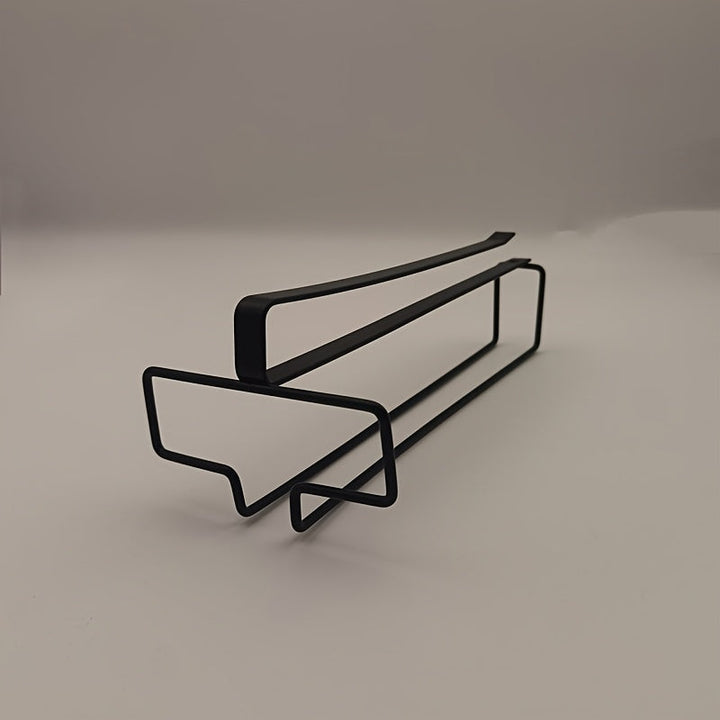 Gabinete de vino de lujo con luz para copas altas, estante de almacenamiento para copas de vino tinto, estante invertido para copas, estante colgante para el hogar sin perforaciones.