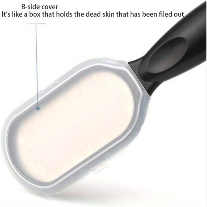 Dispositivo de exfoliación de pies para uso doméstico - Rápida molienda de queratina áspera y gruesa, cuidado y eliminación de talones, adecuado para pies secos y húmedos.