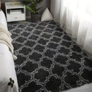 4 estilos de alfombra de felpa suave, alfombra de punto antideslizante con barrera contra la humedad, lavable a máquina, fibra de poliéster ligera, rectángulo para dormitorio, sala de estar, decoración de pasillo, festiva para Navidad, Hanukkah, Acción d
