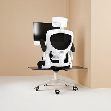 Silla de oficina ergonómica con marco ajustable, 11 ocasiones festivas - Regalo, inclinación manual para limpieza fácil, 3 colores disponibles, rotativa, ajustable de altura, con ruedas para cumplir con 12 meses