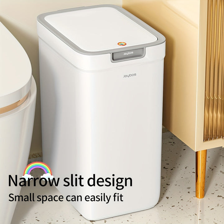 Cubo de Basura Joybos de Gran Capacidad con Tapa - Presión y Sellado, Bloqueo de Olores, Montaje en Pared o Independiente para Cocina y Baño, Esenciales para el Hogar, Suministros de Limpieza