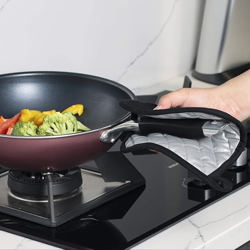 Conjunto de 4 rejillas para ollas de cocina, resistentes al calor, almohadillas calientes, trípode para cocinar y hornear en negro.