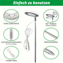 Luz de Cultivo LED Ajustable con Espectro Completo, Alimentada por USB, Anillo de 4 Cabezas para Plantas de Interior y Suculentas - Incluye Temporizador Automático (2/4/8 H)