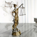 Estatua de Justicia de Resina: Decoración para el Hogar de Fairness y Equilibrio - Adecuada para Uso en Interiores y Exteriores - Regalo para Navidad, Día de la Independencia y Día de la Libertad - Marca KalyZ@rts