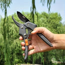 1pc Tijeras de Podar Profesionales de Acero al Carbono con Cuchillas SK-5 Afiladas - Mangos Ergonómicos Antideslizantes, Cortaúñas Manuales para Arbustos, Setos y Ramas Pequeñas - Diseño Moderno Duradero para Jardinería y Paisajismo, Tijera de Precisión,