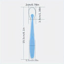 Cuchara de silicona suave para cabeza: 2 cm/0.79 pulg, 3.5 cm/1.38 pulg, 15.5 cm/6.1 pulg, 11.5 cm/0.59 pulg - Utensilio de cocina y comedor - Material de silicona