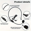 [Micrófono USB flexible] Micrófono de diadema con cuello flexible USB para cantar, streaming y videoconferencias - Sin necesidad de baterías, negro, conector jack de 3.5mm
