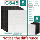 5pcs// C545 H13 Filtro de Repuesto True HEPA S Compatible con el Purificador de Aire Winix C545, Reemplaza el Filtro Winix S// Filtro de Repuesto 115115 A para Winix PlasmaWave 5300, 6300, C535, 5300-2, 6300-2, P300, AM90, 9000, 5000, 5000B, C909 9800 Pu