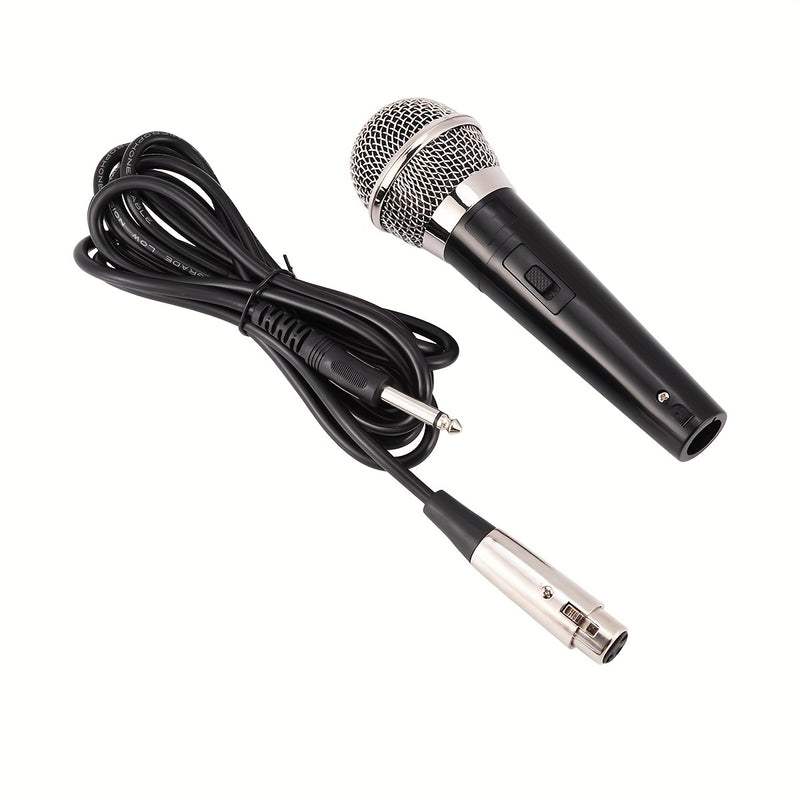 Micrófonos dinámicos con cable para cantar con TV y computadora, micrófono de mano para configuración de amplificador.