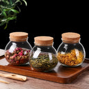 Juego de 3/6 Piezas de Tarros de Vidrio Transparente de 500ml, Recipiente Redondo Decorativo para Café, Especias, Dulces, Sal, Galletas, Condimentos y Azúcar