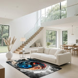 1pc Alfombra de Terciopelo con Diseño Tai, Ideal para Cocina, Dormitorio, Sala, Estudio y Entradas – Ligera, Antideslizante, Lavable a Máquina, Perfecta para Navidad y Acción de Gracias