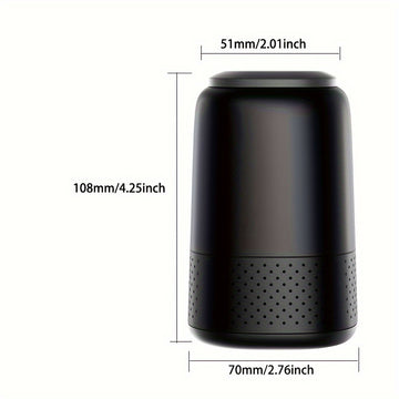 Filtro de Aire Personal Portátil 1pz - Purificador de Humo, Hasta Más de 1000 Usos, Sin Necesidad de Electricidad, Ideal para Frescura en Movimiento, Regalo Perfecto para Navidad y Año Nuevo