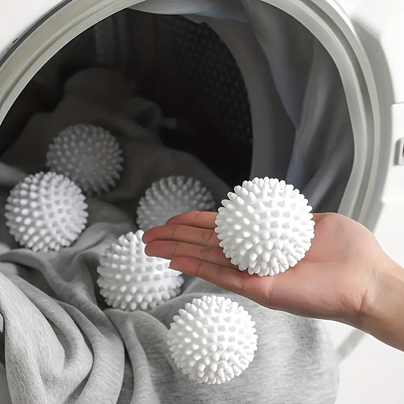 Conjunto de 4 bolas de lavandería reutilizables - Elimina pelo, suaviza la ropa, previene el enredamiento, reduce las arrugas, no se necesita electricidad.