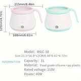 Olla del chocolate del horno fusorio del chocolate del revestimiento del silicón del enchufe de los E.E.U.U. 40W