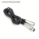 Cable de Audio Xlr Premium I-Zclive - Aleación de Zinc Duradera, Cable de 3 Pines Equilibrado para Micrófono y Altavoz para Equipos de Grabación, Preamplificadores y Estaciones de Radio