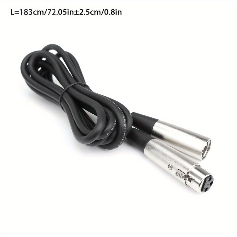 Cable de Audio Xlr Premium I-Zclive - Aleación de Zinc Duradera, Cable de 3 Pines Equilibrado para Micrófono y Altavoz para Equipos de Grabación, Preamplificadores y Estaciones de Radio