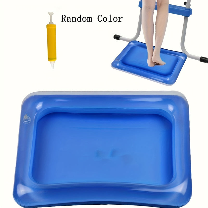 1 pieza/2 piezas, baño de pies inflable cuadrado, spa de pies portátil, escalera de piscina, juego de pedicura de limpieza de piscina