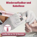 Kit de Taladro para Uñas Recargable sin varillas - Lima Eléctrica Profesional sin Cable con Velocidades Ajustables, Bajo Ruido y Vibración, Base de Carga Inalámbrica y Batería de Larga Duración para Manicura en Gel y Acrylic
