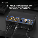 2 unidades de cables de micrófono XLR a XLR de alta calidad, masculino a femenino, con cobre libre de oxígeno (OFC) y trenzado de nailon, negro, 1,5 metros, para micrófono, escenario, estudio, estudio en casa.