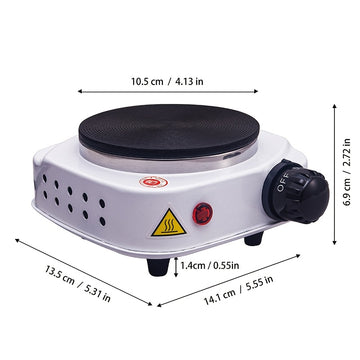 Estufa Eléctrica Portátil para Preparar Café Mocha y Té, Ideal para Uso al Aire Libre y Caravanas, Perfecta como Regalo de Navidad o Año Nuevo.