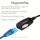 Adaptador USB versátil a Ethernet para Cat 6/6e/5/5e hasta 50m/164ft, ideal para portátiles, computadoras, teléfonos, teclados, unidades flash, impresoras - Nylon duradero y USB-C RJ45, impresora, portátil, USB-C