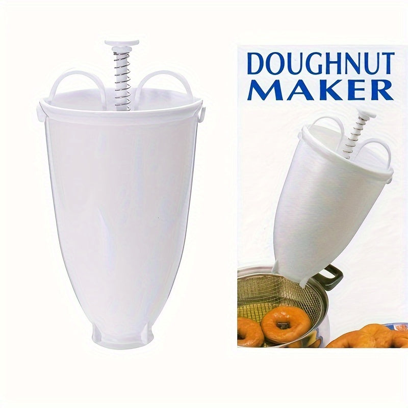 1pc Kit para Hacer Donas Caseras - No Eléctrico, Mini Máquina Manual para Hacer Donas con Información Detallada de Capacidad