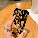 Funda para iPhone 16, 15, 14, 13, 12, 11 Pro Max, X, XR, XS Max, 8, 7 Plus con diseño de Super Saiyajin de anime, trasera transparente suave para protección contra caídas