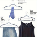 10 Perchas Para Ropa, Perchas Antideslizantes Sin Rastro, Perchas Resistentes Y Duraderas, Almacenamiento Y Organización De Secado De Ropa Para El Hogar Para Dormitorio, Baño, Hogar